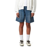 Carhartt WIP Women's Alta Short Blue, Dark used wash