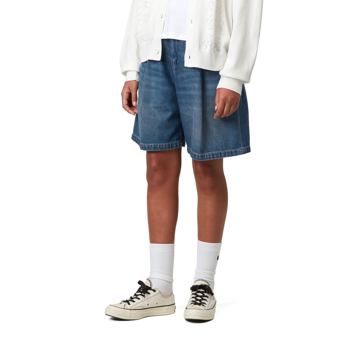 Carhartt WIP Women's Alta Short Blue, Dark used wash
