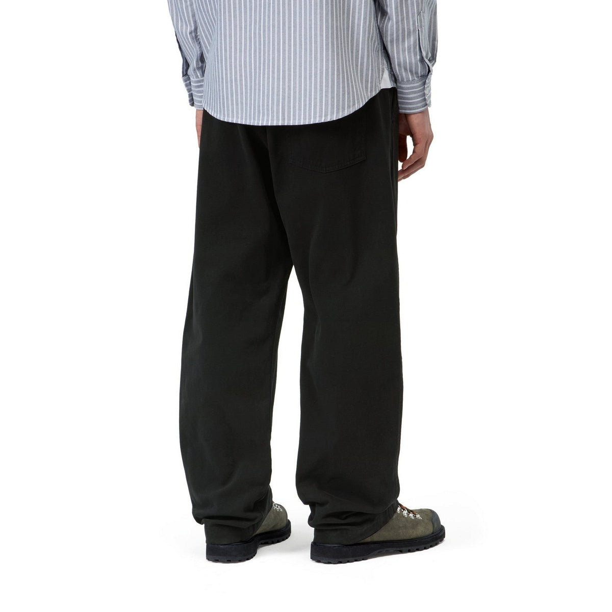 Carhartt WIP Floyde Pant Black, Garment dyed