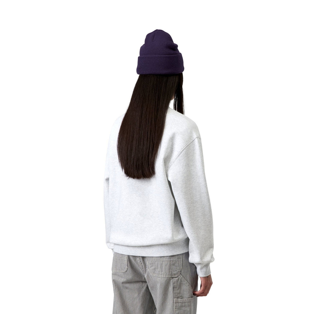 Carhartt WIP Women's Carhartt Sweatshirt Ash Heather / Velvet Green