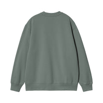 Carhartt WIP Women's Carhartt Sweatshirt Velvet Green / Gentle Orange