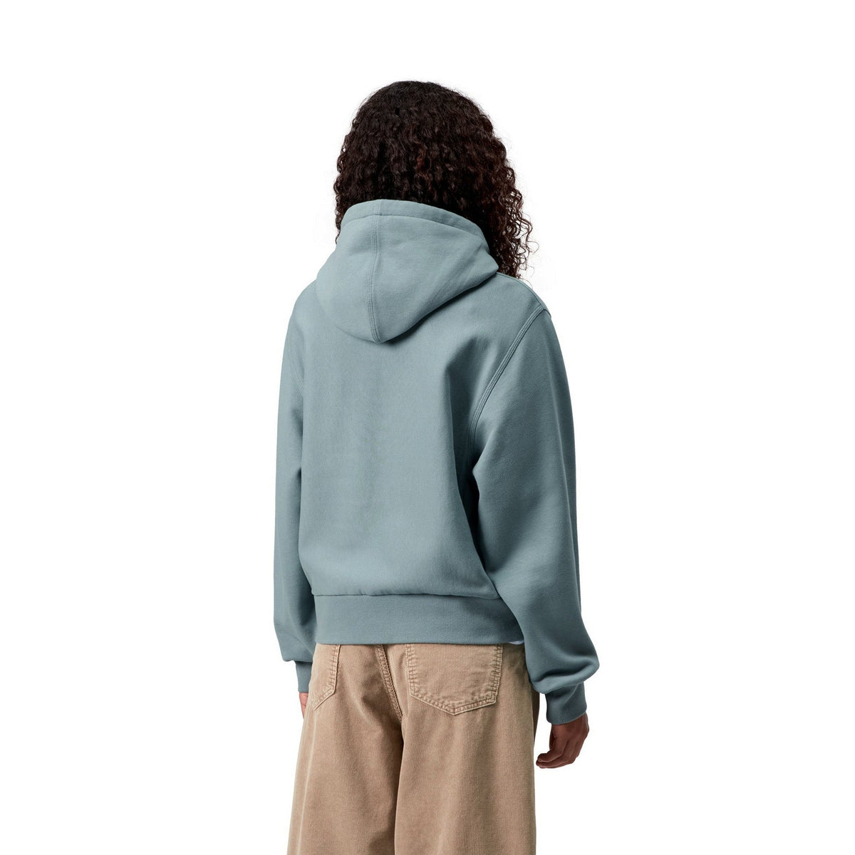 Carhartt WIP Women's Hooded American Script Sweatshirt Citadel