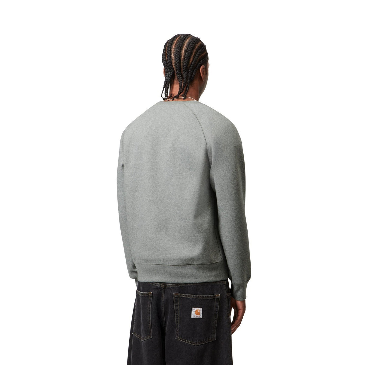 Carhartt WIP Chase Sweatshirt Grey Heather / Gold