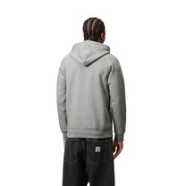 Carhartt WIP Hooded Chase Sweatshirt Grey Heather / Gold