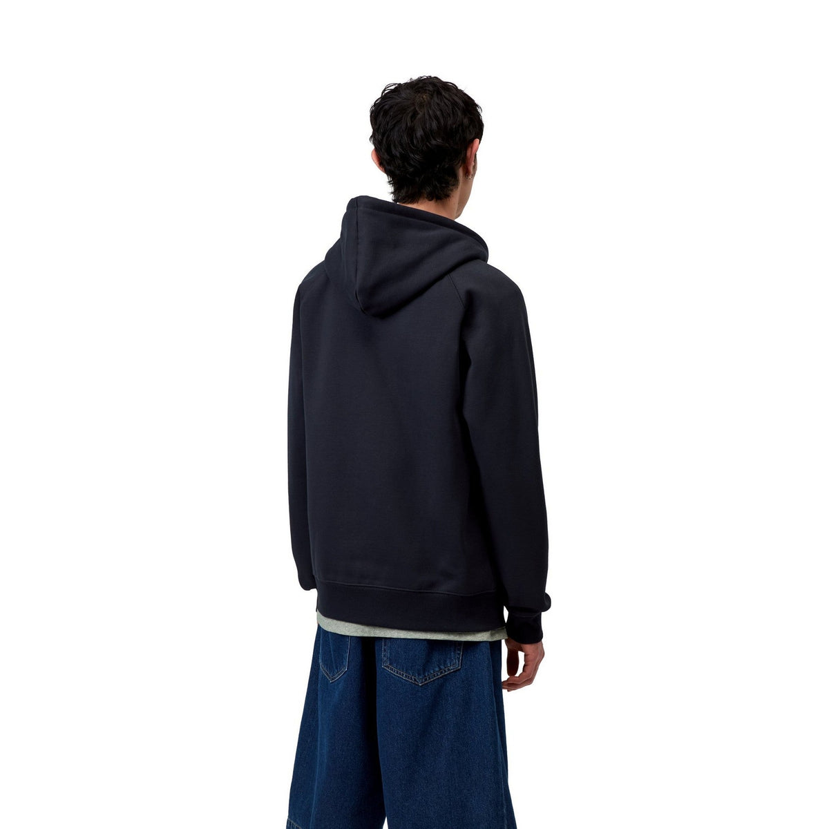 Carhartt WIP Hooded Chase Jacket Dark Navy / Gold