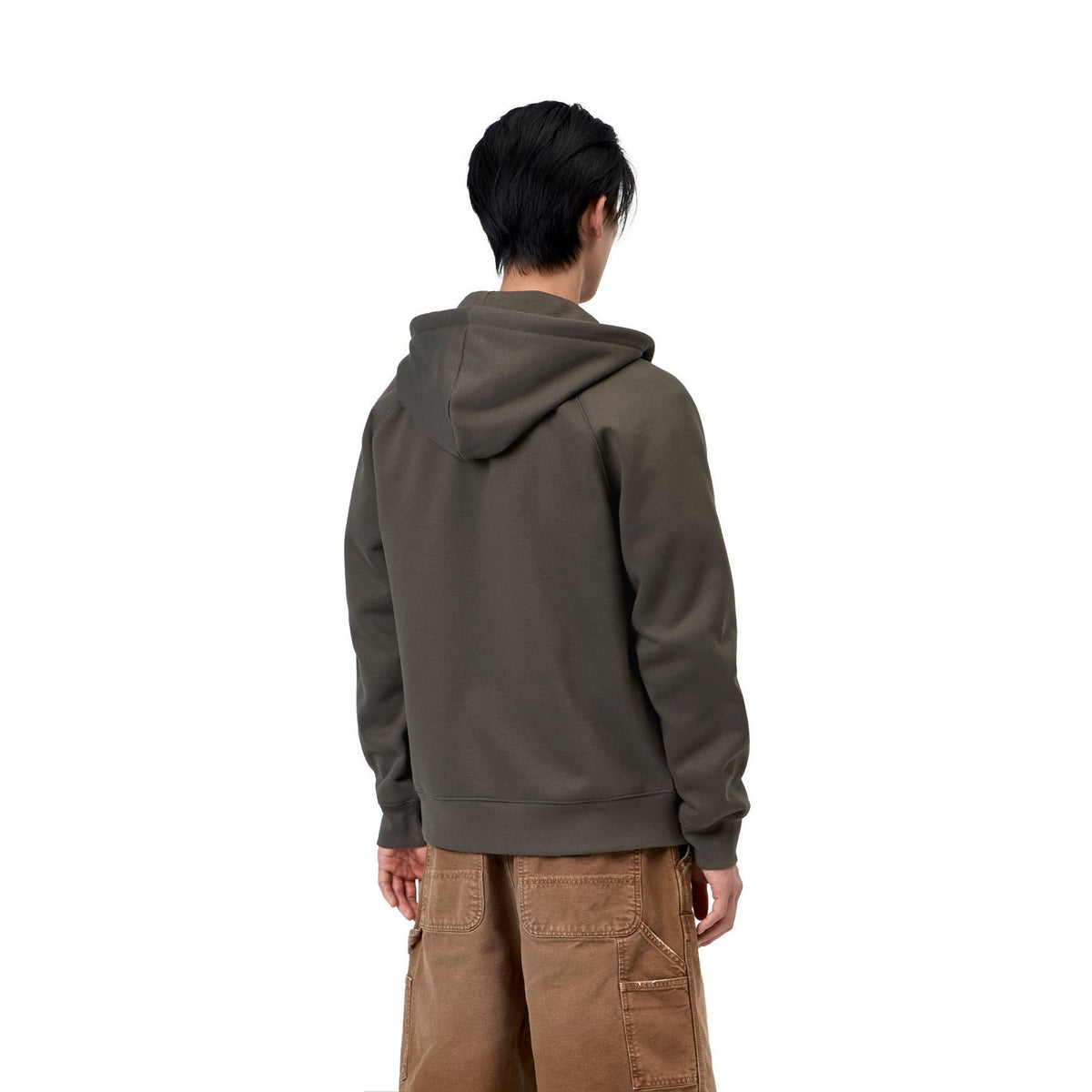Carhartt WIP Hooded Chase Jacket Shungite / Gold