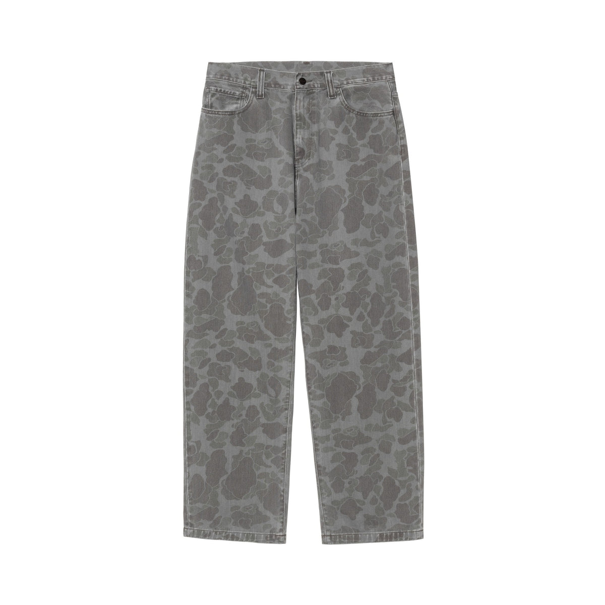 Carhartt WIP Duck Landon Pant Camo Duck, Black, Heavy bleached