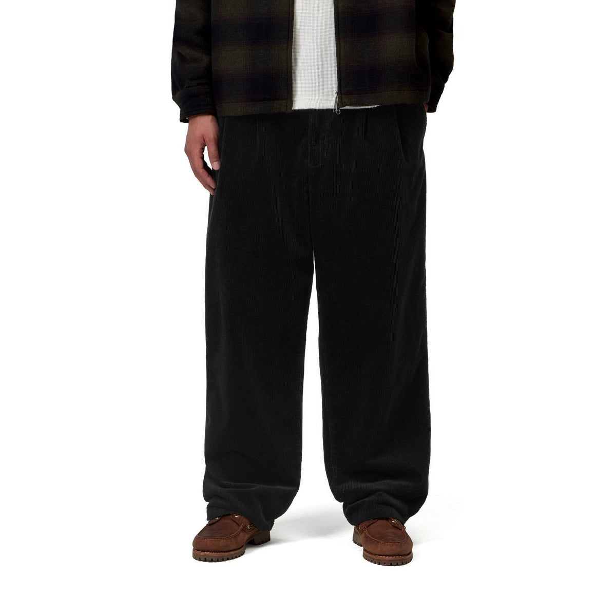 Carhartt WIP Evan Pant 'Coventry' Corduroy Black, Rinsed
