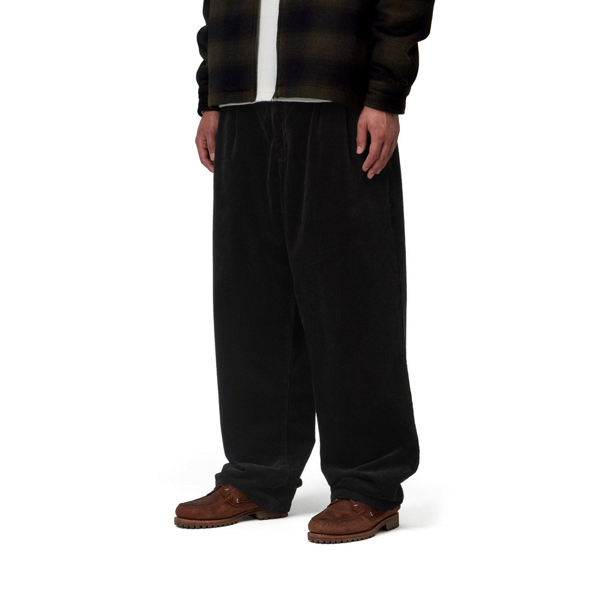 Carhartt WIP Evan Pant 'Coventry' Corduroy Black, Rinsed
