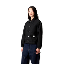 Carhartt WIP Women's Simple Shirt Jac Black, Rigid