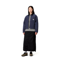 Carhartt WIP Women's Cargo Skirt Long Black, Rinsed