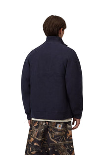 Carhartt WIP Banley Sweater Jacket Dark Navy