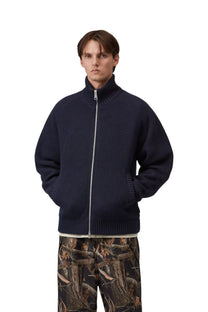Carhartt WIP Banley Sweater Jacket Dark Navy
