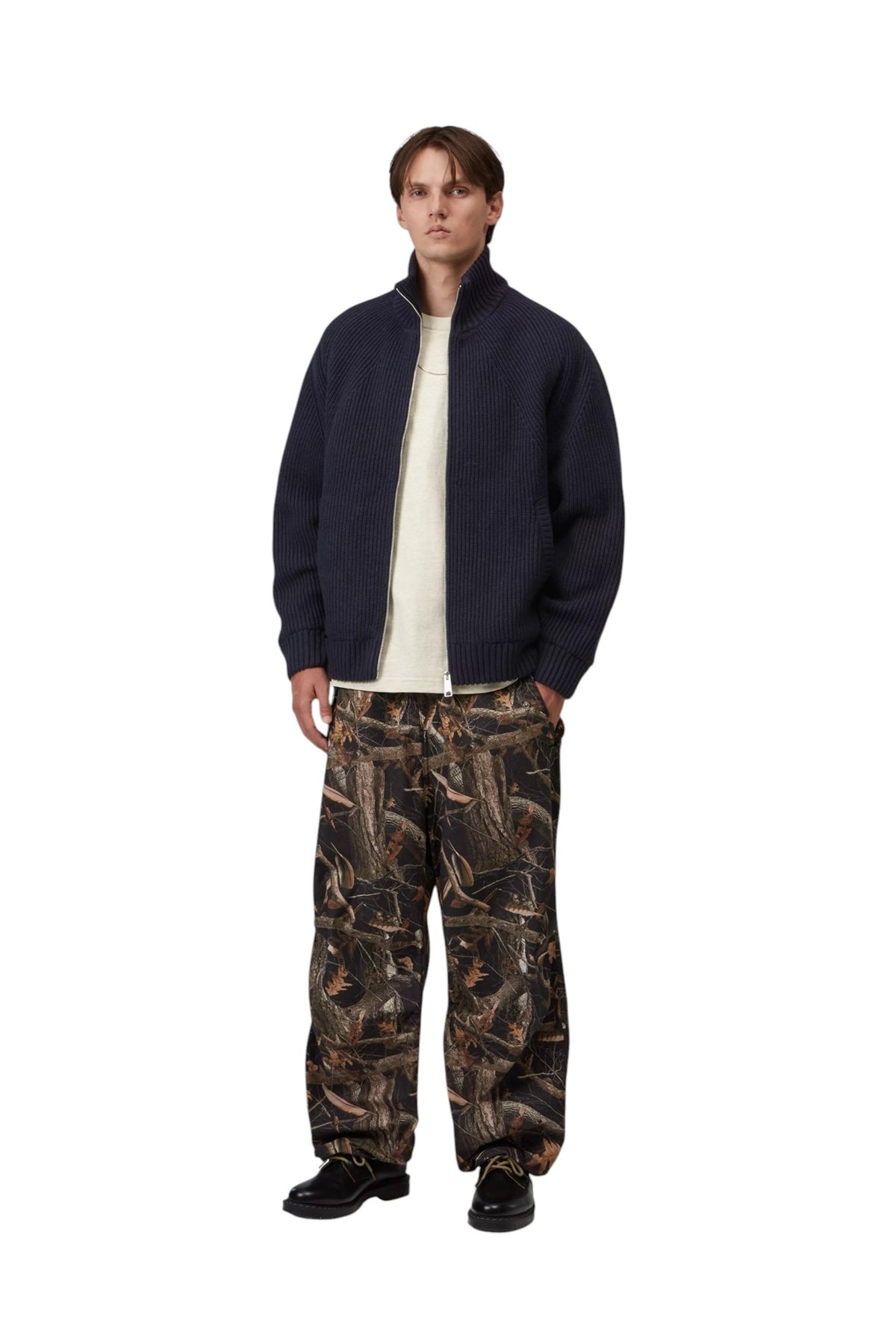 Carhartt WIP Banley Sweater Jacket Dark Navy