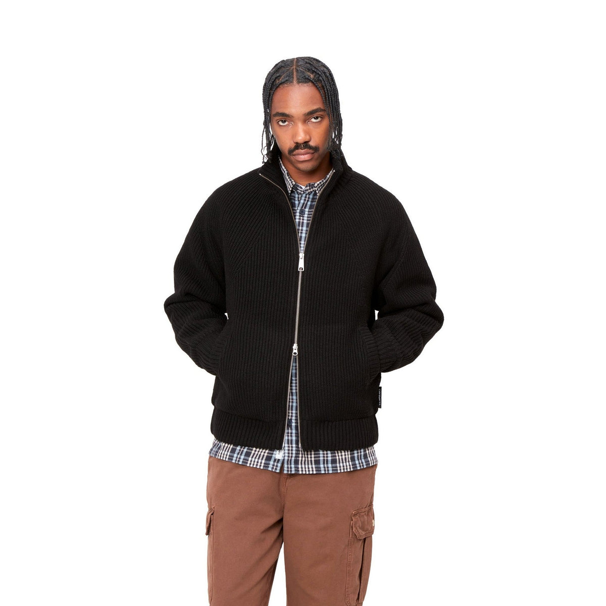 Carhartt WIP Banley Sweater Jacket Black