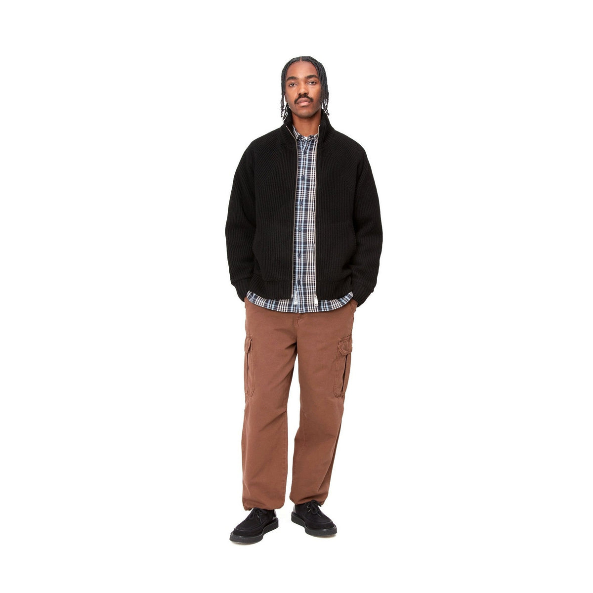 Carhartt WIP Banley Sweater Jacket Black