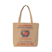 Carhartt WIP Canvas Graphic Tote Arcan Print, Dusty H Brown