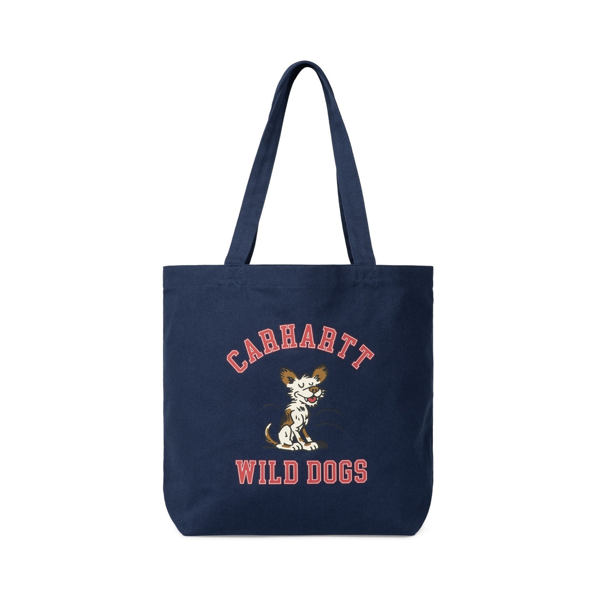 Carhartt WIP Canvas Graphic Tote Wild Dog Print, Jupiter
