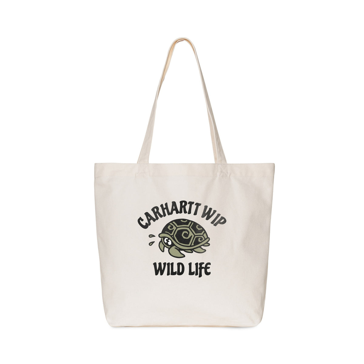 Carhartt WIP Canvas Graphic Tote Wild Life Print, Natural