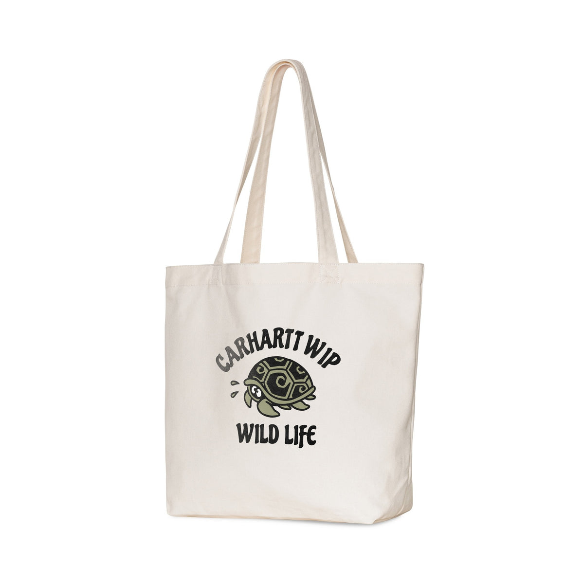 Carhartt WIP Canvas Graphic Tote Wild Life Print, Natural