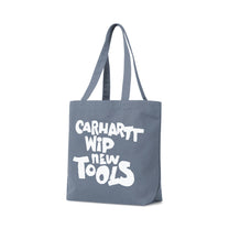 Carhartt WIP Canvas Graphic Tote Cutout, Print Icesheet