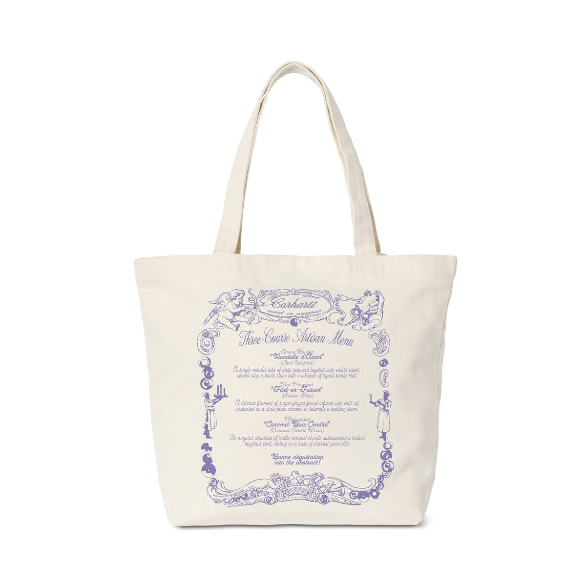 Carhartt WIP Canvas Graphic Tote Chez WIP, Wax