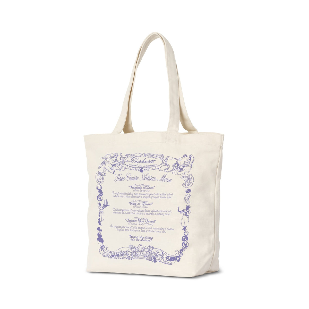Carhartt WIP Canvas Graphic Tote Chez WIP, Wax