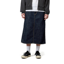 Carhartt WIP Women's Single Knee Skirt Blue, Rinsed