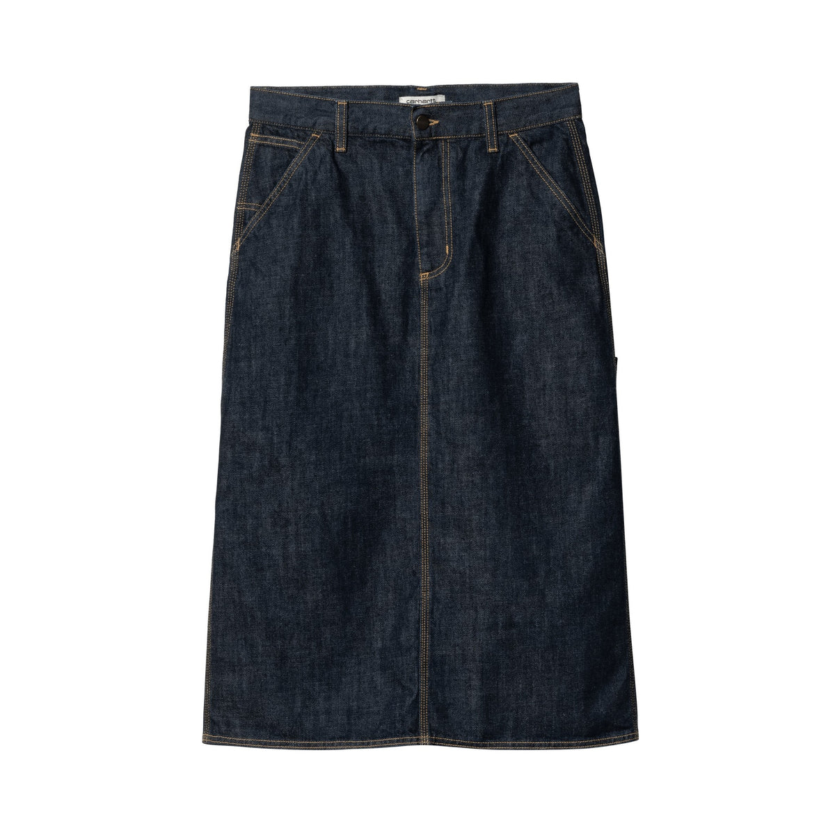 Carhartt WIP Women's Single Knee Skirt Blue, Rinsed