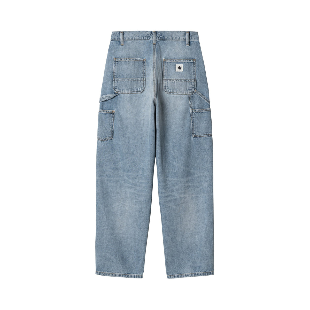Carhartt WIP Women's Brandon Single Knee Pant Blue, Burst washed