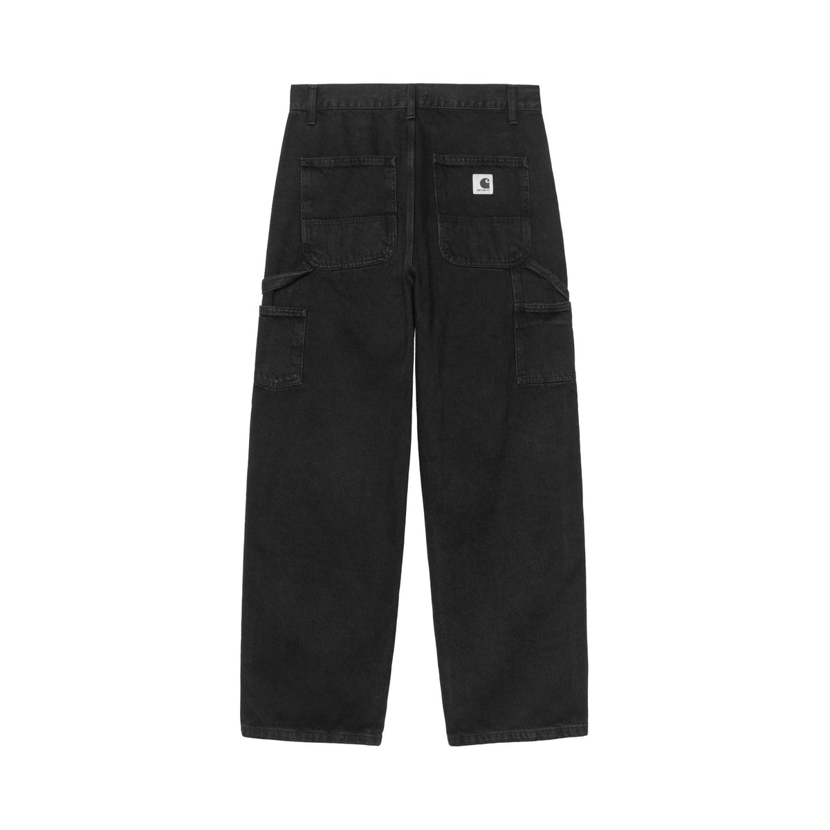 Carhartt WIP Women's Brandon Single Knee Pant Black, Stone washed