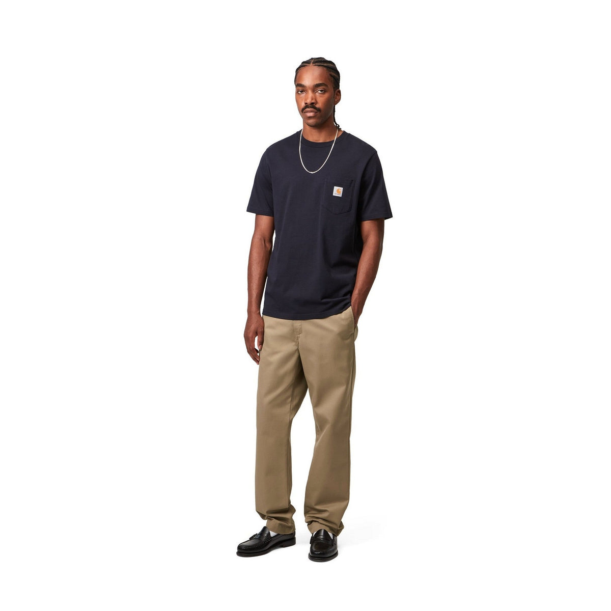 Carhartt WIP Master Pant Leather, Rinsed
