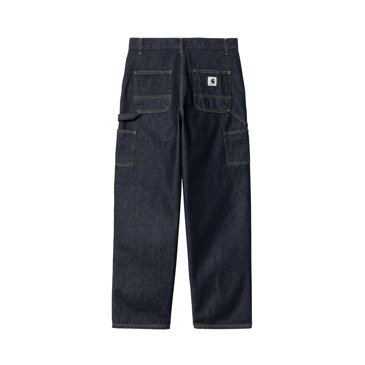 Carhartt WIP Women's Brandon Double Knee Pant Blue, Rinsed