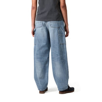 Carhartt WIP Women's Brandon Double Knee Pant Blue, Burst washed
