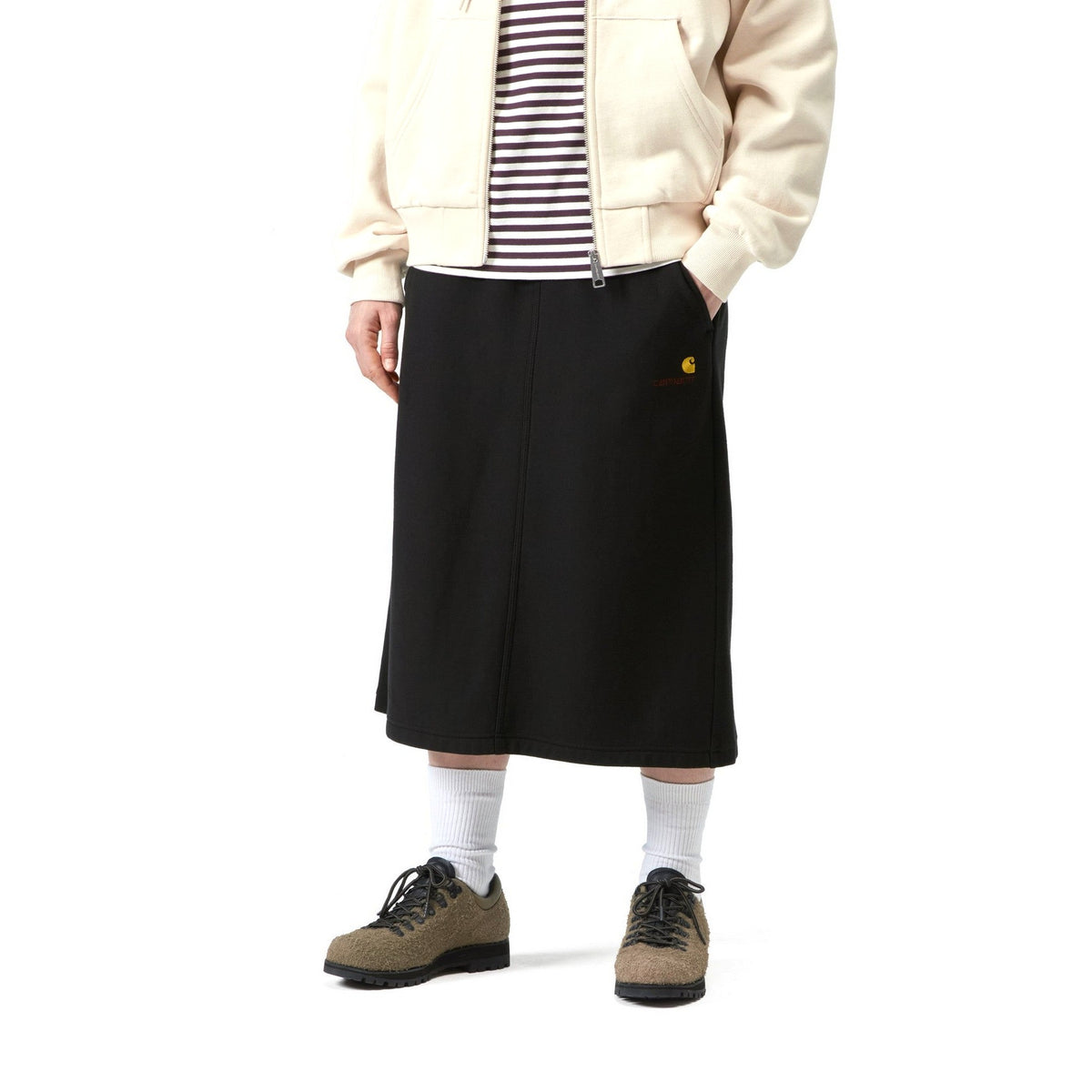 Carhartt WIP Women's American Script Sweat Skirt Black