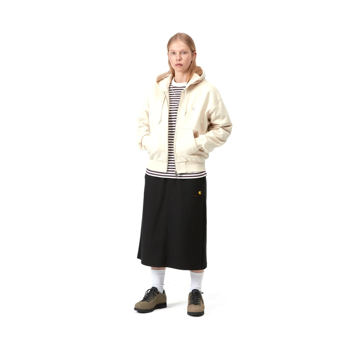 Carhartt WIP Women's American Script Sweat Skirt Black