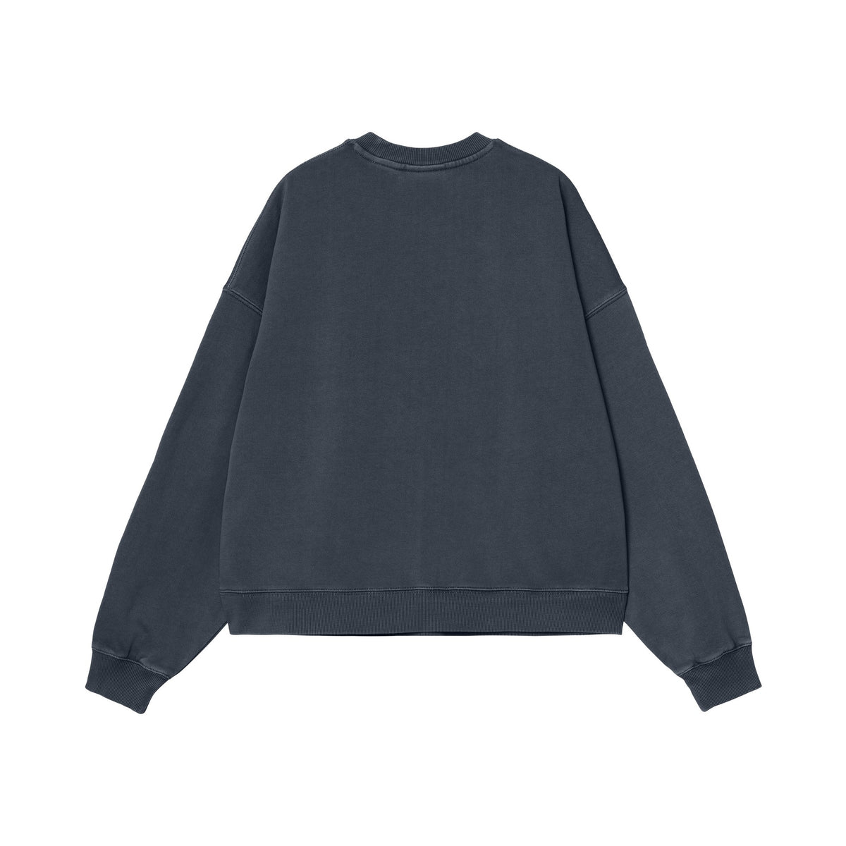 Carhartt WIP Women's Benton Sweatshirt Carbon, Garment dyed