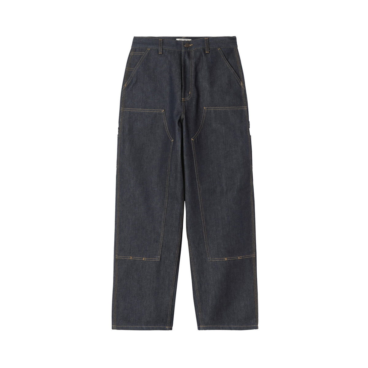Carhartt WIP Women's Brandon Double Knee Pant Blue, Rigid