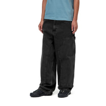 Carhartt WIP Women's Brandon Double Knee Pant Black, Stone washed