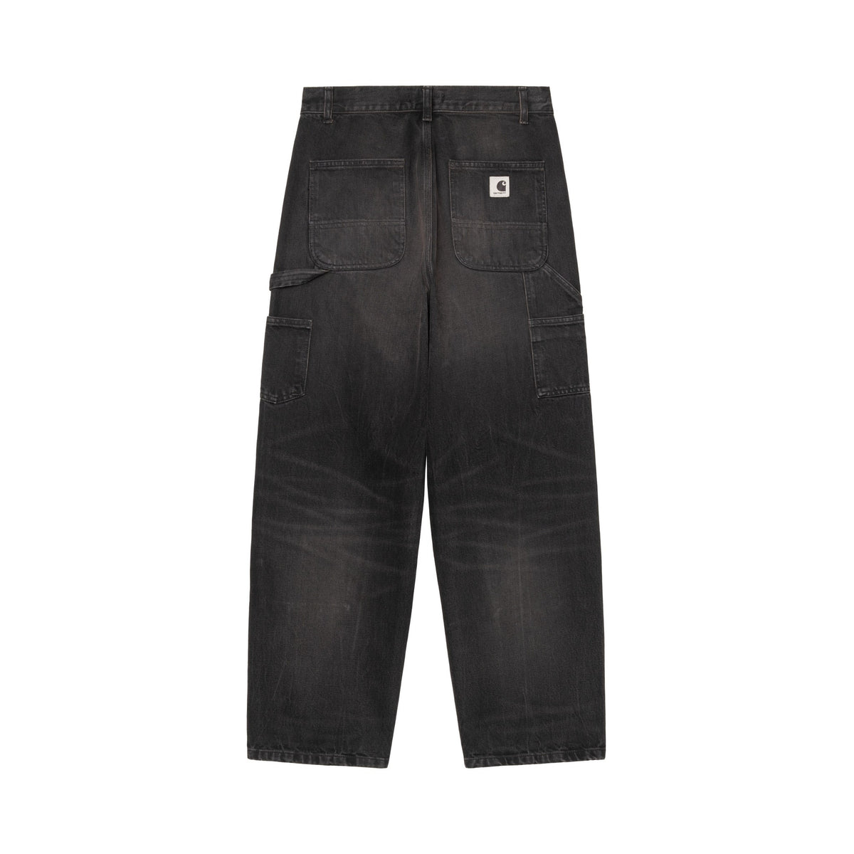 Carhartt WIP Women's Brandon Double Knee Pant Black, Tobacco used wash