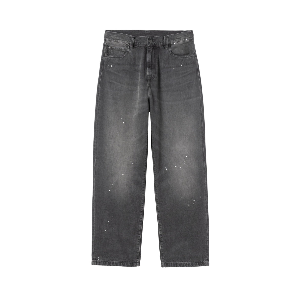 Carhartt WIP Landon Pant Black, Destroy wash, splatter