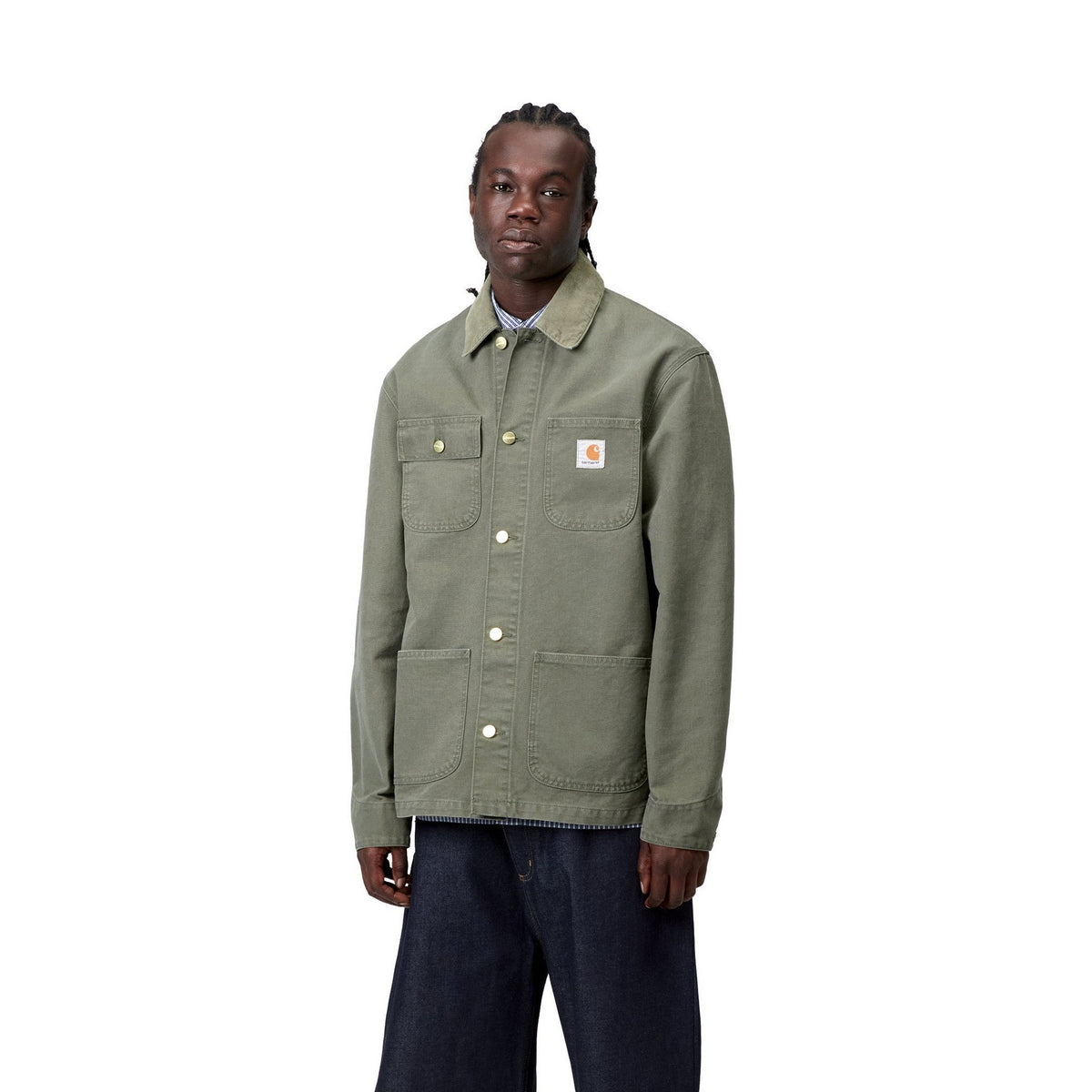 Carhartt WIP Michigan Coat Leaf / Leaf, Stone canvas