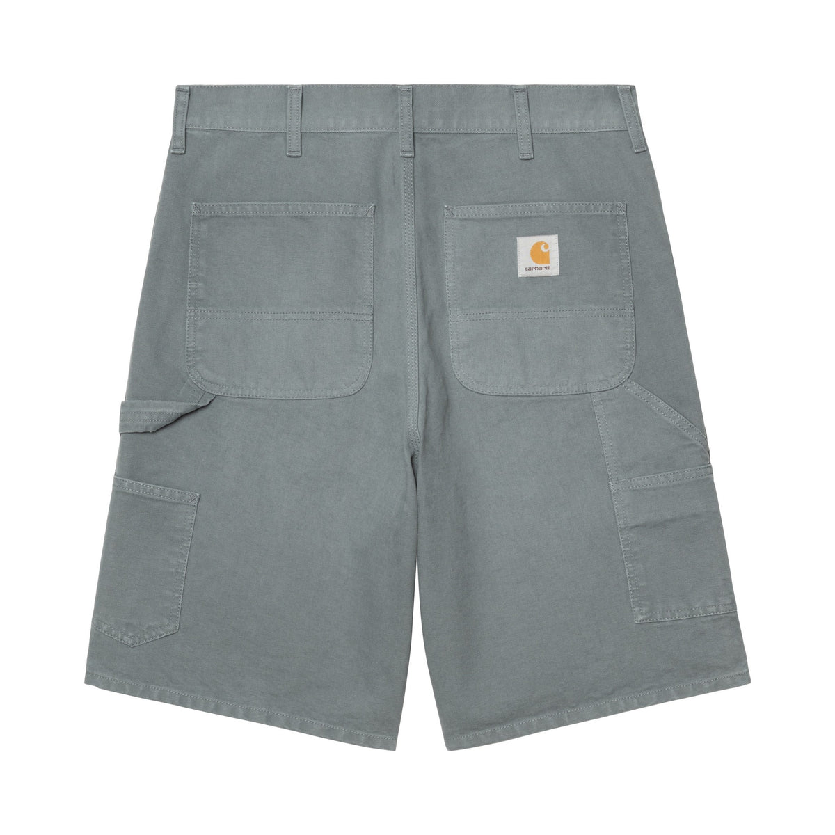 Carhartt WIP Single Knee Short Cozy Blue, Stone canvas