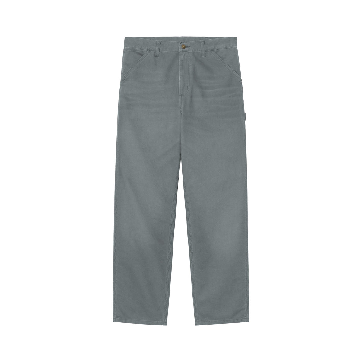 Carhartt WIP Single Knee Pant Cozy Blue, Stone canvas