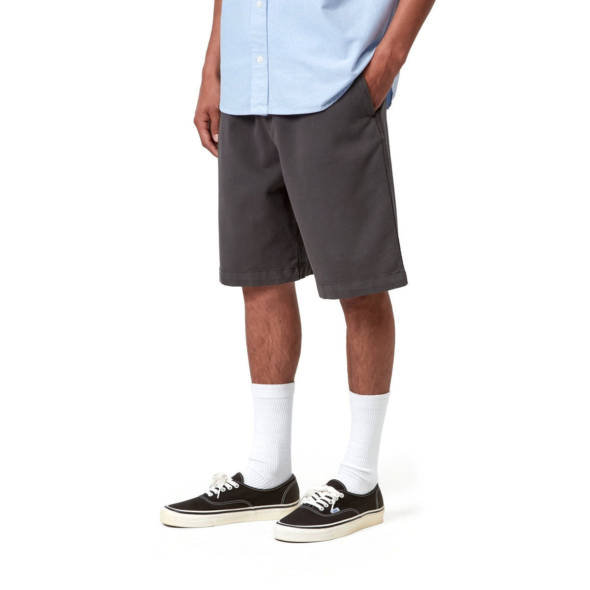Carhartt WIP Floyde Short Graphite, Garment dyed