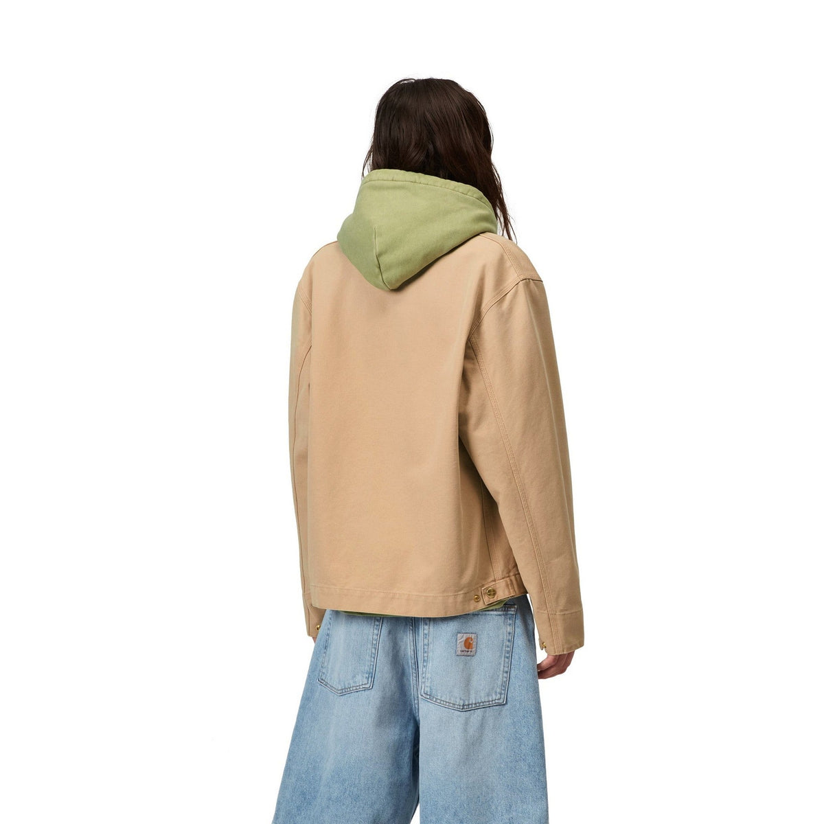 Carhartt WIP Detroit Jacket Dusty H Brown / Dusty H Brown, Stone canvas