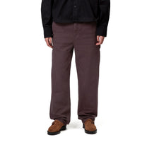 Carhartt WIP Women's Pierce Pant Straight Palisander, Stone canvas