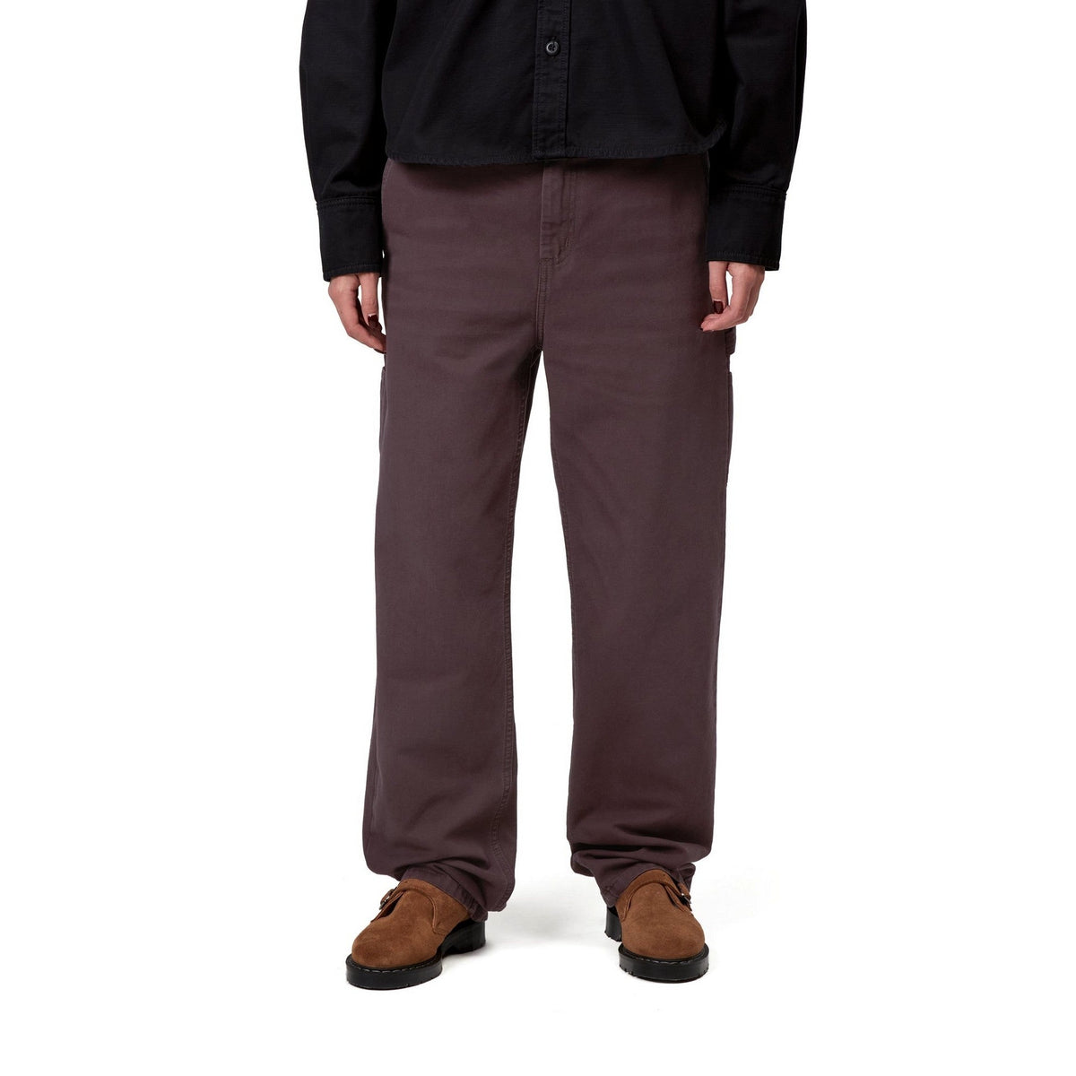 Carhartt WIP Women's Pierce Pant Straight Palisander, Stone canvas