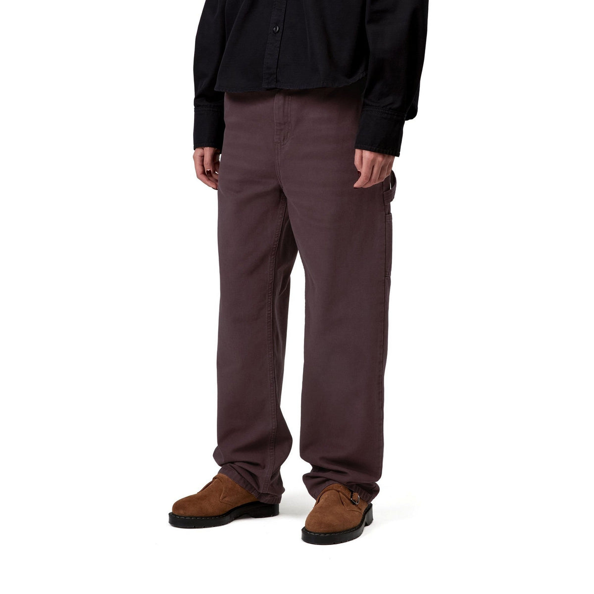 Carhartt WIP Women's Pierce Pant Straight Palisander, Stone canvas