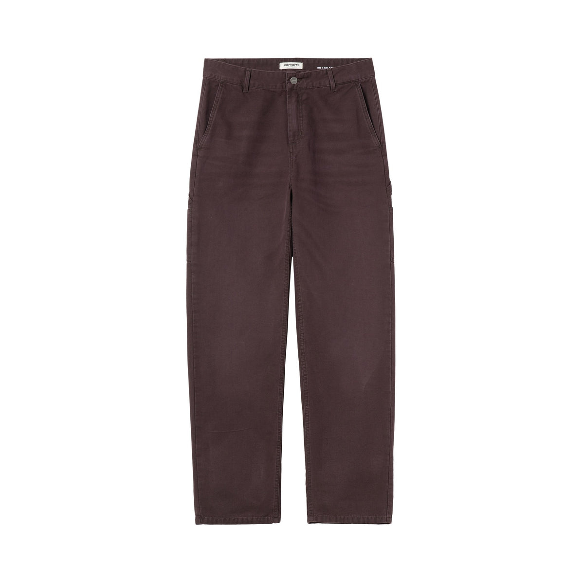Carhartt WIP Women's Pierce Pant Straight Palisander, Stone canvas